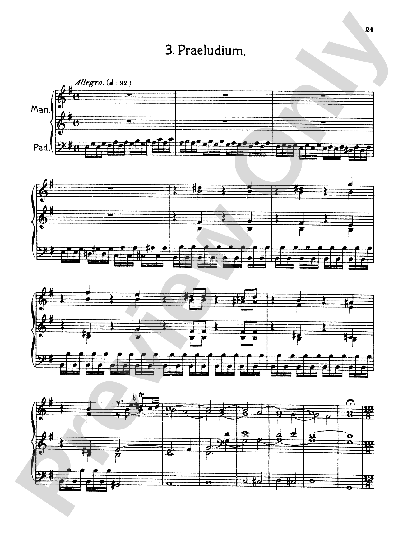 Bruhns: Three Preludes and Fugues