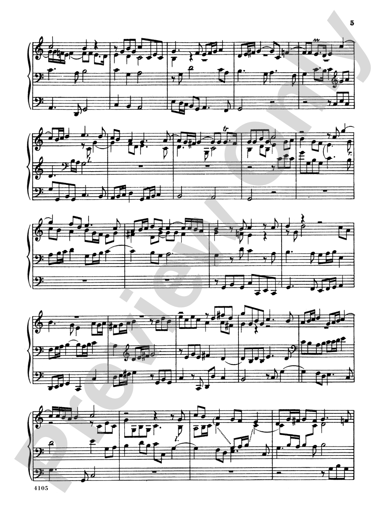 Lubeck: Four Preludes and Fugues: Organ Book
