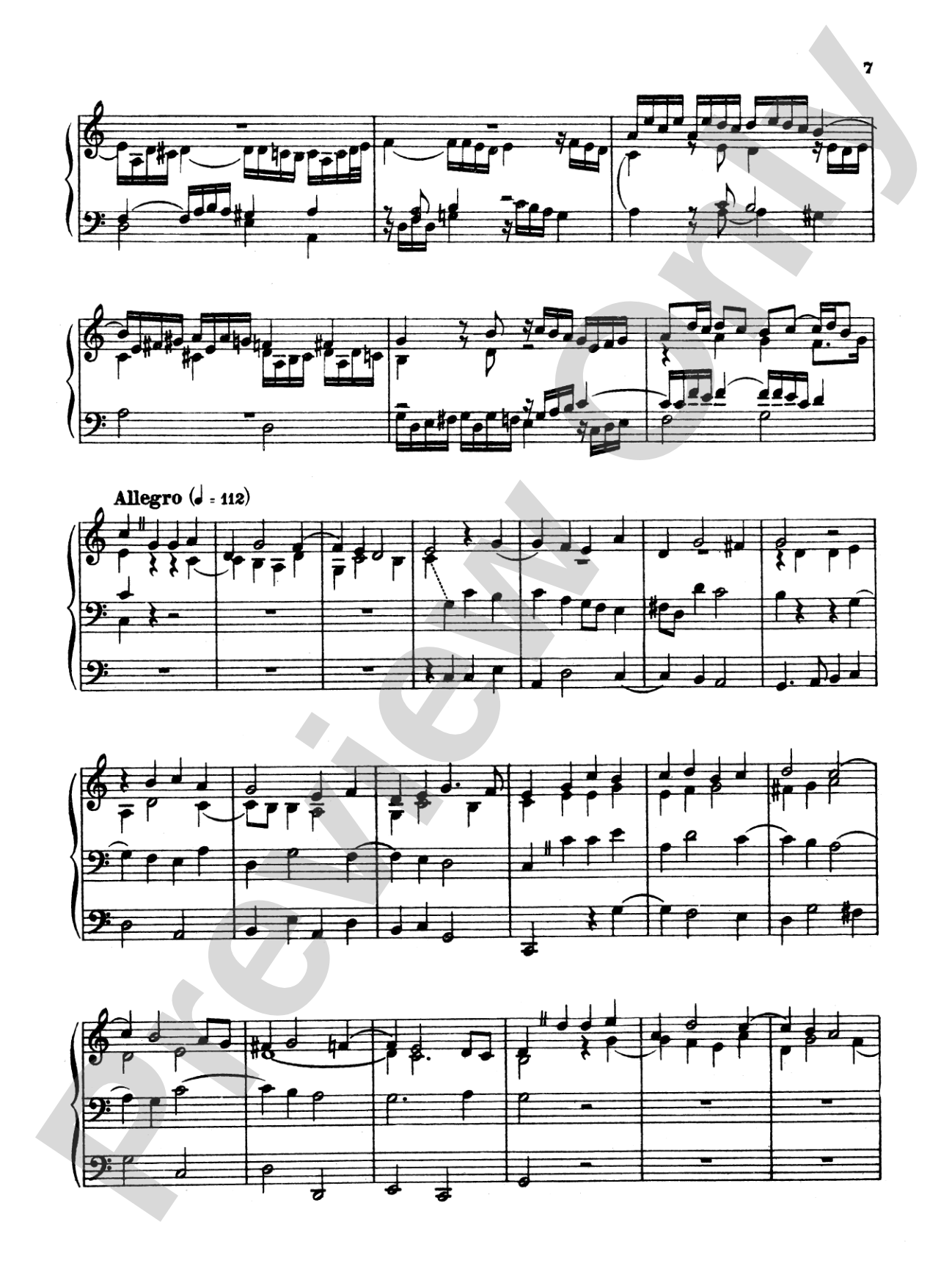 Lubeck: Four Preludes and Fugues: Organ Book
