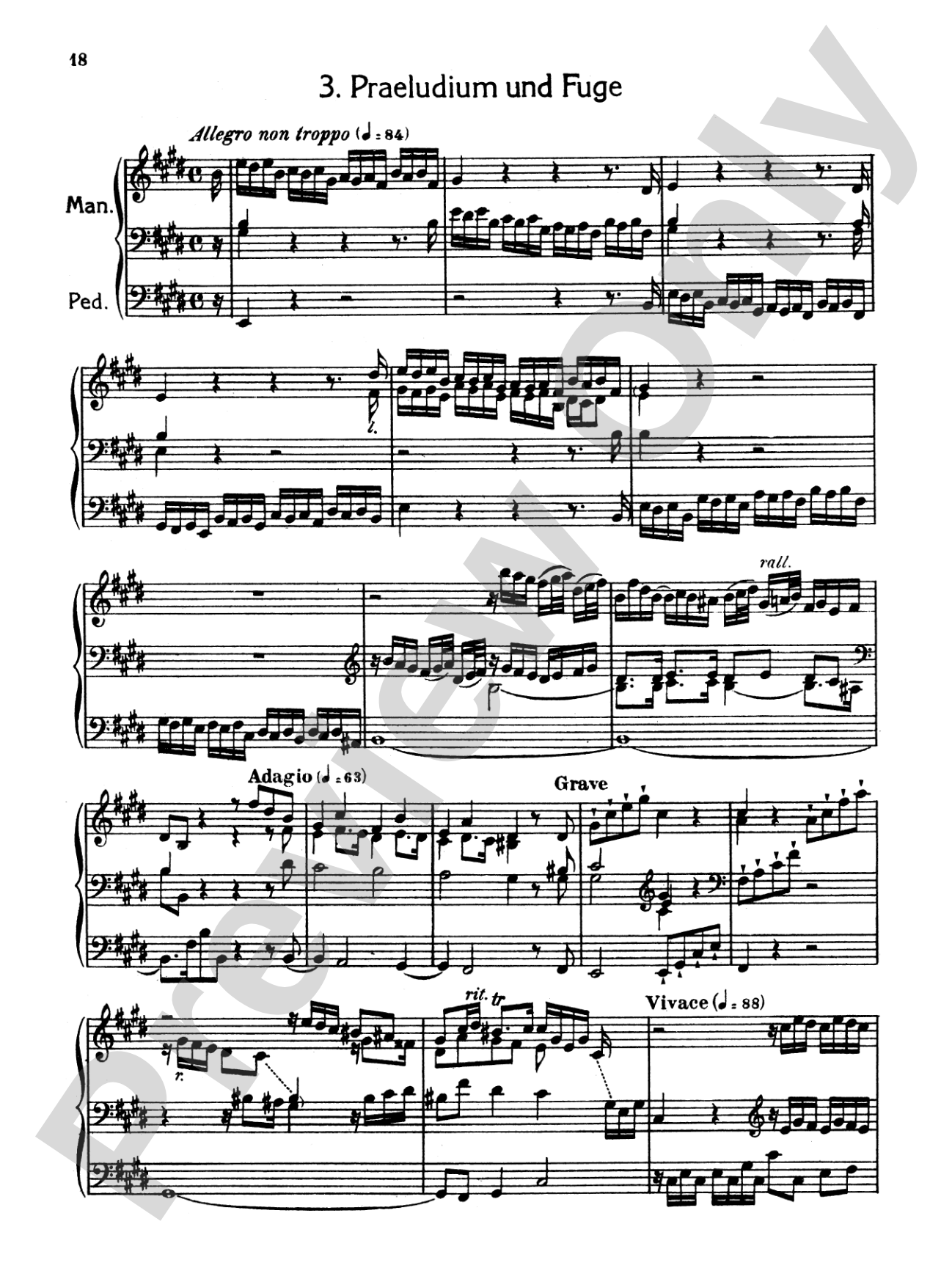 Lubeck: Four Preludes and Fugues