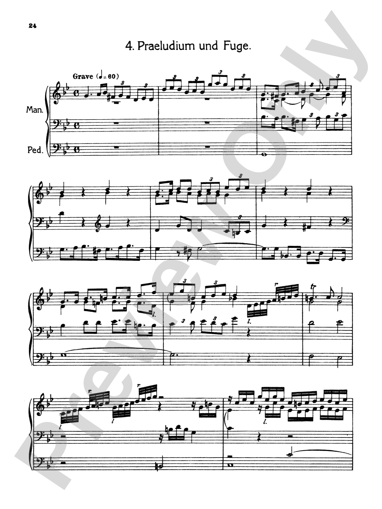 Lubeck: Four Preludes and Fugues