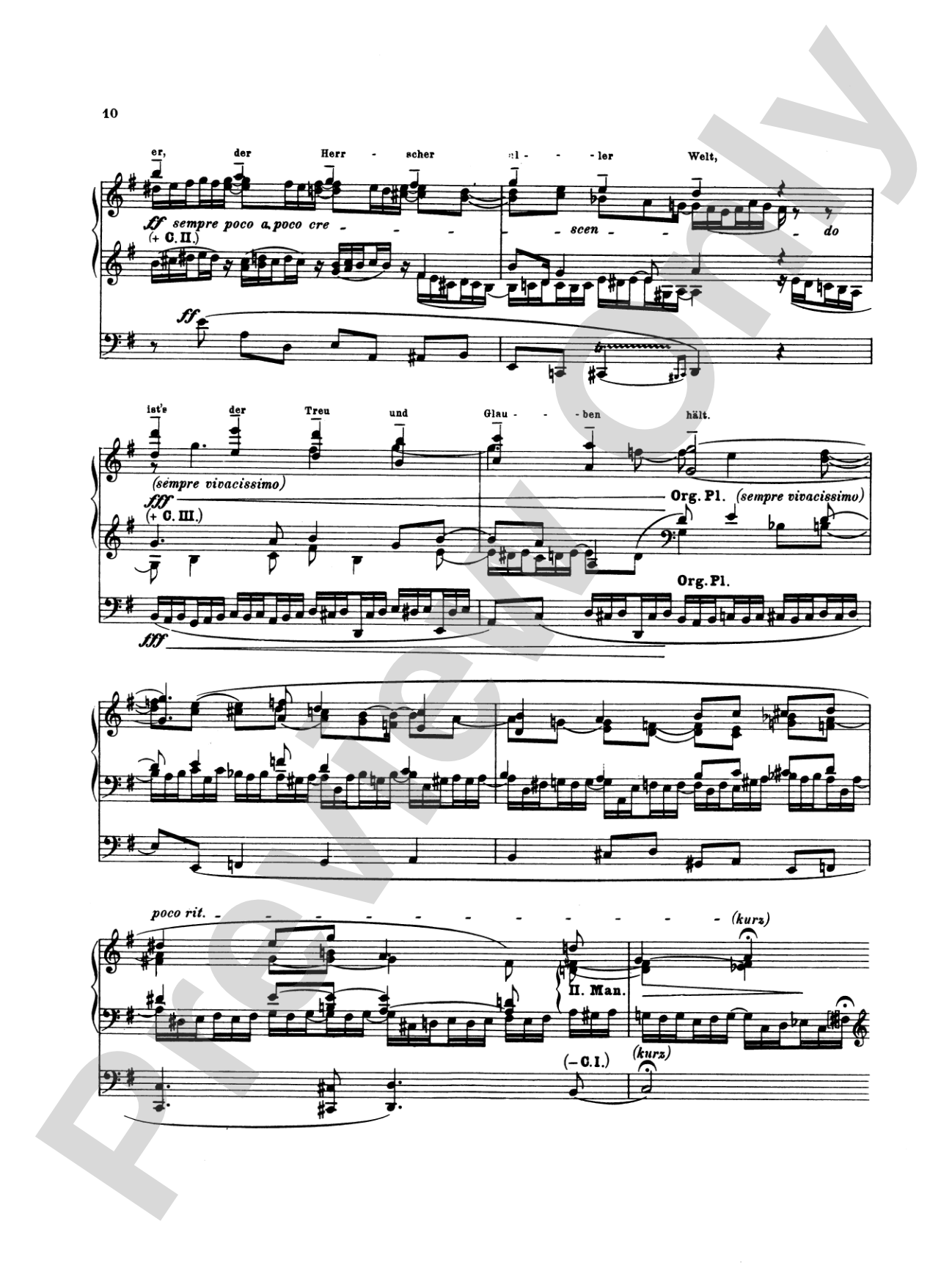 Reger: Fantasy on the Choral "Hallelujah! Gott Zu Loben, Bleibe Meine Seelenfreud", Op. 52, No. 3: Organ Sheet