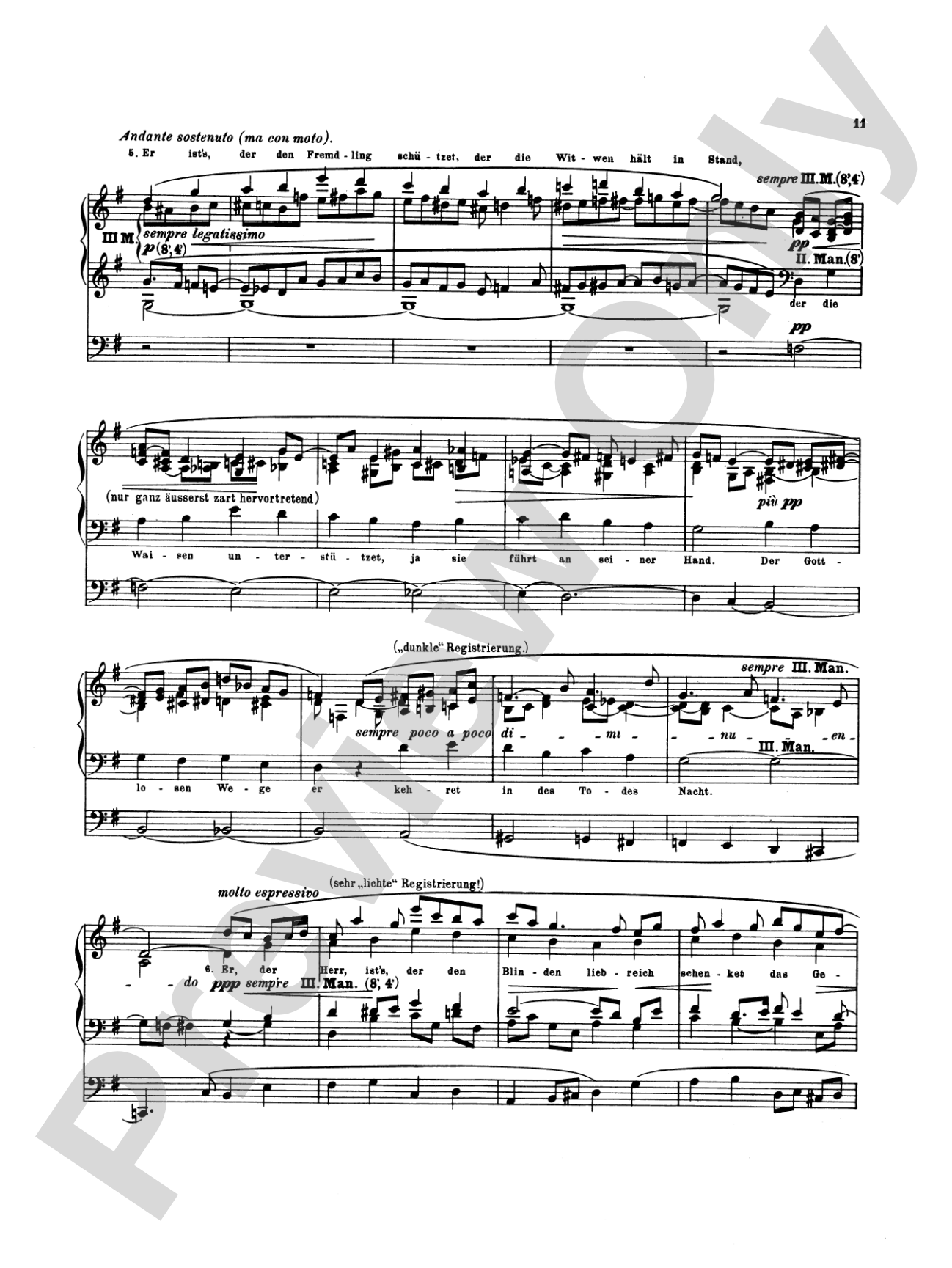 Reger: Fantasy on the Choral "Hallelujah! Gott Zu Loben, Bleibe Meine Seelenfreud", Op. 52, No. 3: Organ Sheet