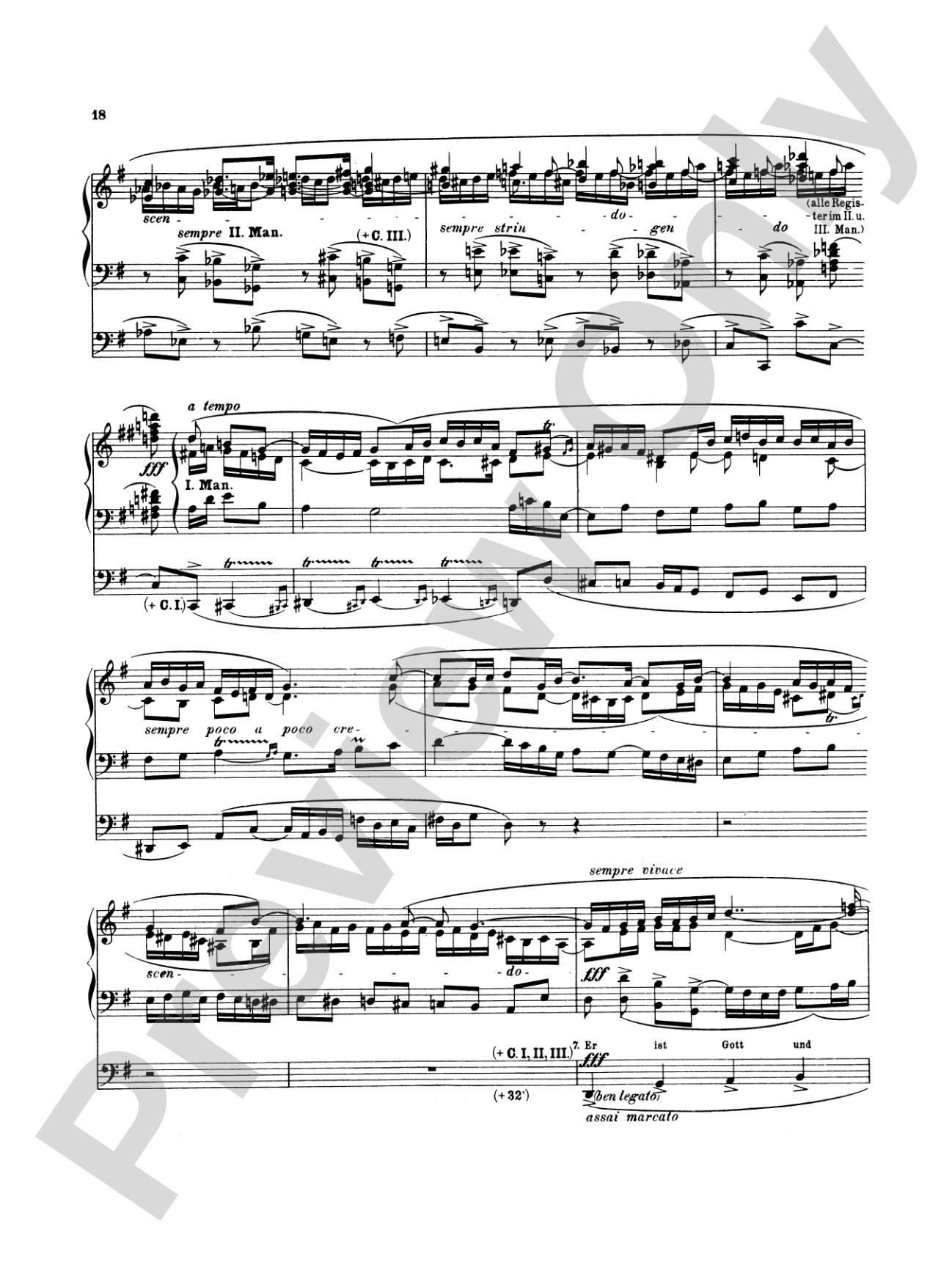 Reger: Fantasy on the Choral "Hallelujah! Gott Zu Loben, Bleibe Meine Seelenfreud", Op. 52, No. 3: Organ Sheet
