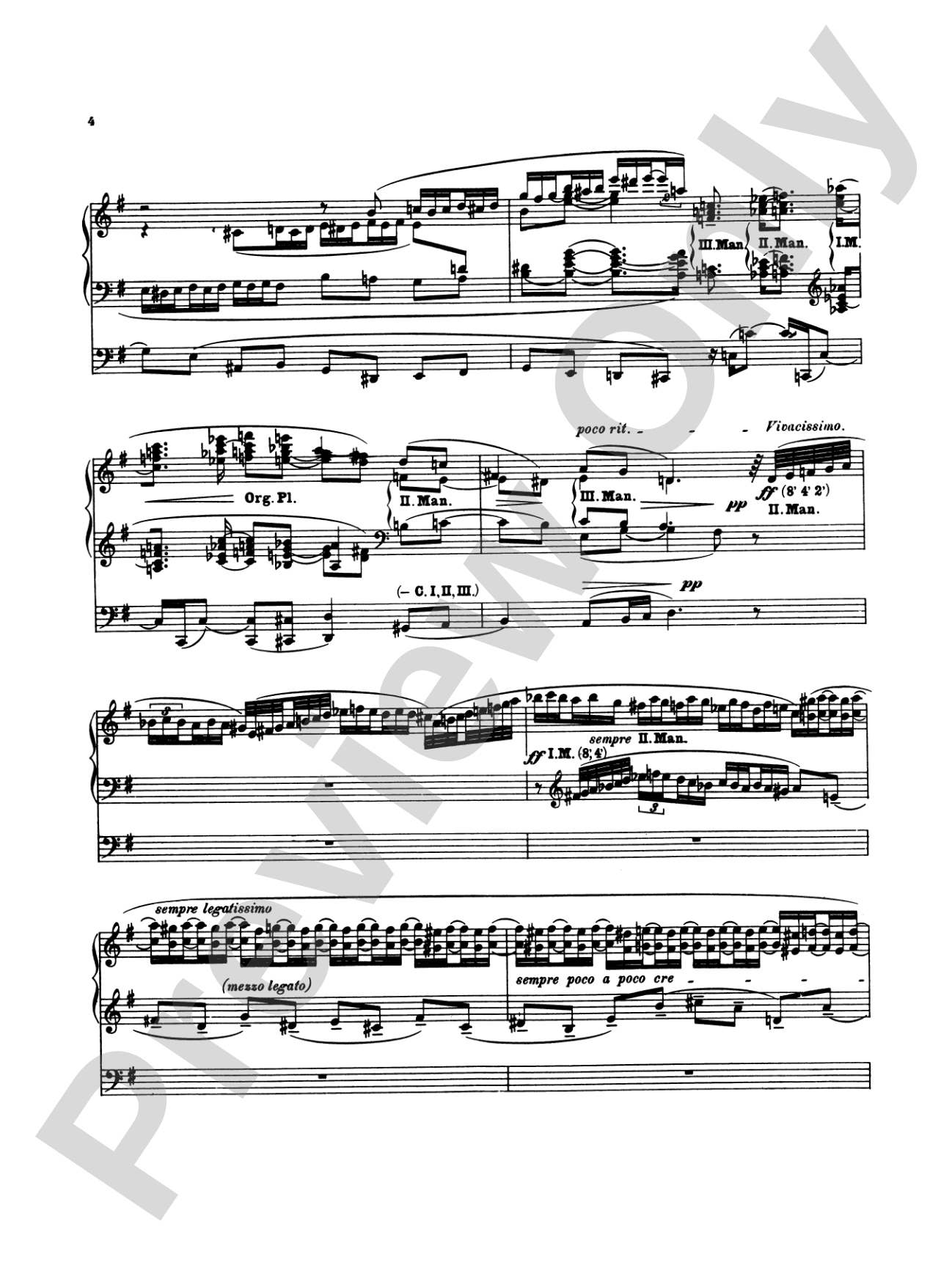 Reger: Fantasy on the Choral "Hallelujah! Gott Zu Loben, Bleibe Meine Seelenfreud", Op. 52, No. 3: Organ Sheet