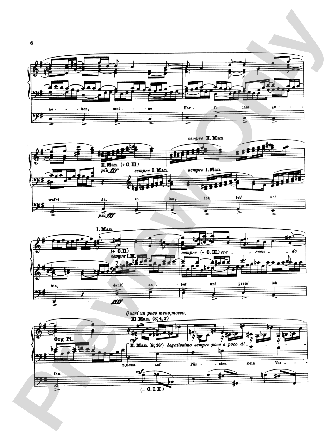 Reger: Fantasy on the Choral "Hallelujah! Gott Zu Loben, Bleibe Meine Seelenfreud", Op. 52, No. 3: Organ Sheet