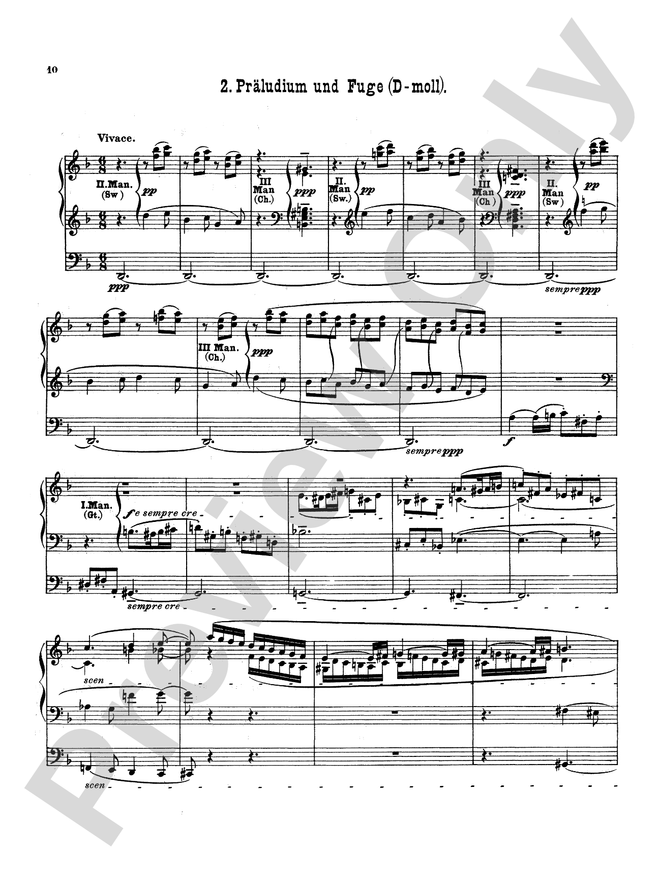 Reger: Two Easy Preludes and Fugues, Op. 56