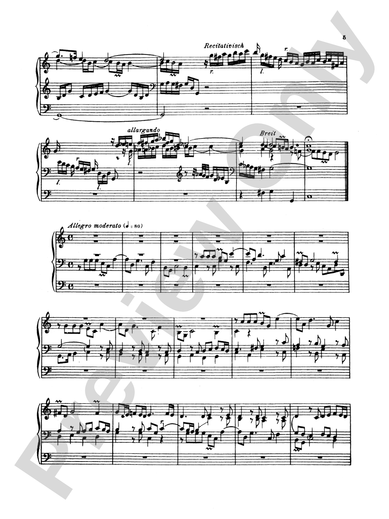 Vierne: Five Selected Organ Works: Organ Book