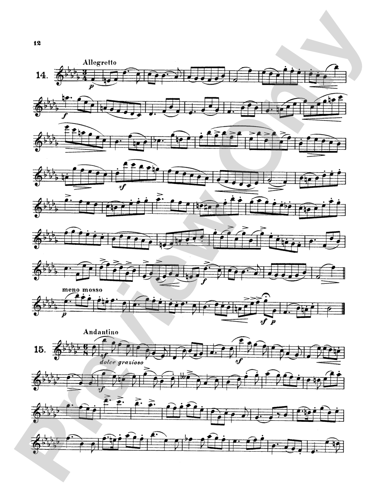 Wiedemann: 45 Etudes: Oboe Book