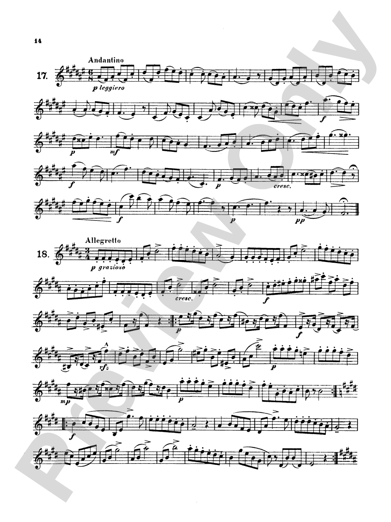 Wiedemann: 45 Etudes: Oboe Book