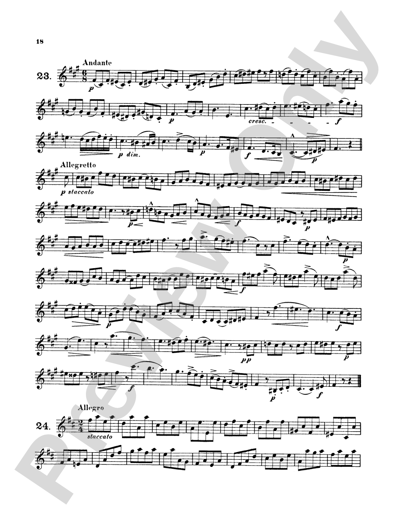 Wiedemann: 45 Etudes: Oboe Book