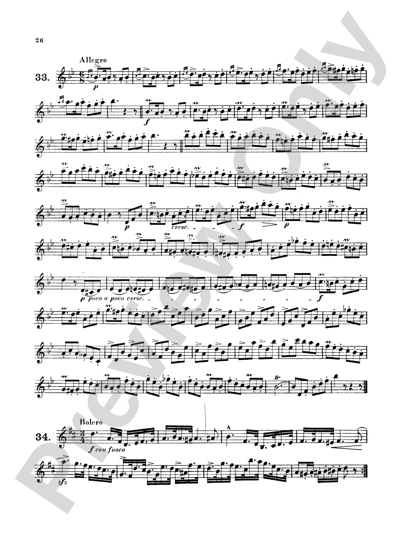 Wiedemann: 45 Etudes: Oboe Book