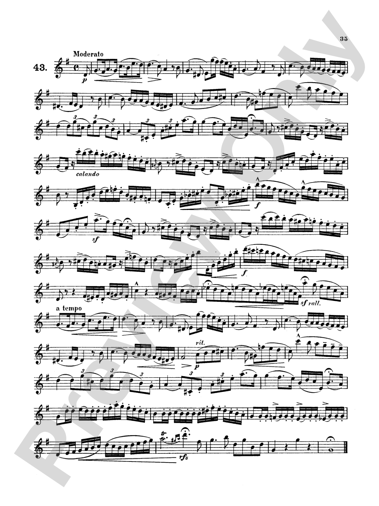 Wiedemann: 45 Etudes: Oboe Book