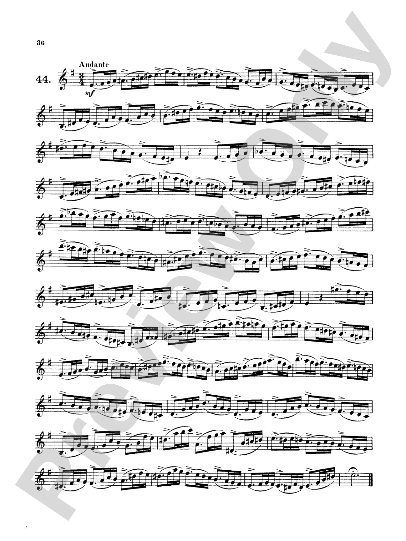 Wiedemann: 45 Etudes: Oboe Book