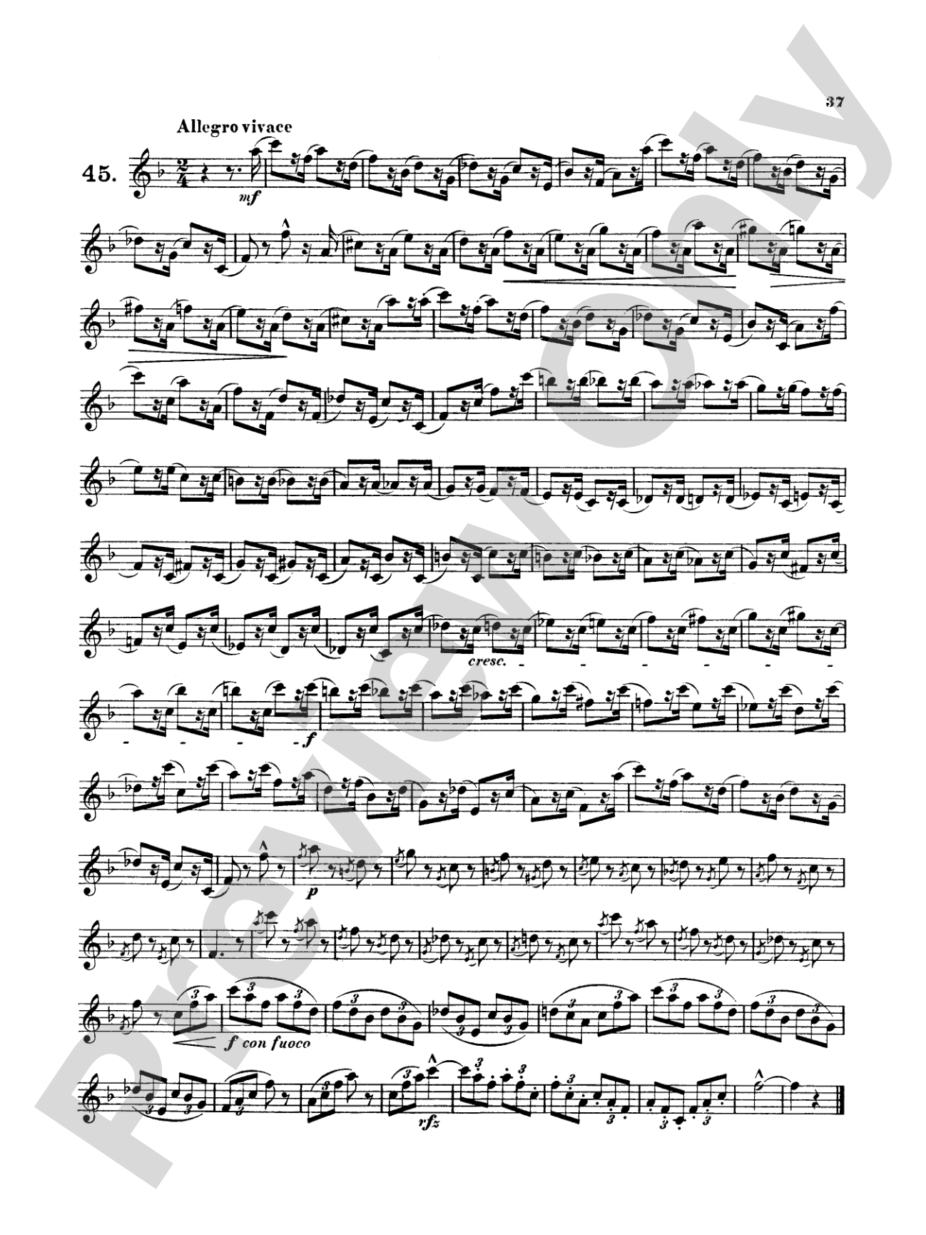 Wiedemann: 45 Etudes: Oboe Book