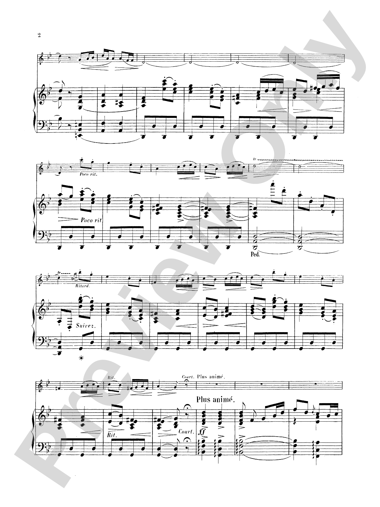 Pierné: Pièce in G Minor: Oboe Part(s)