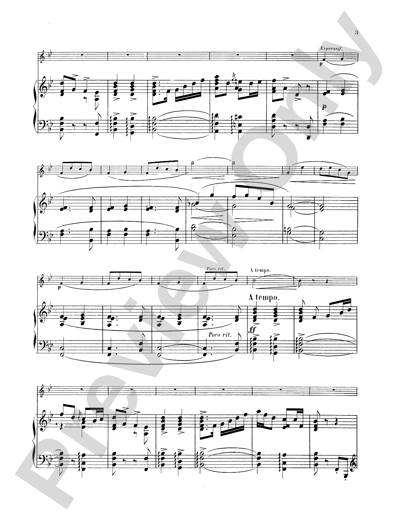 Pierné: Pièce in G Minor: Oboe Part(s)