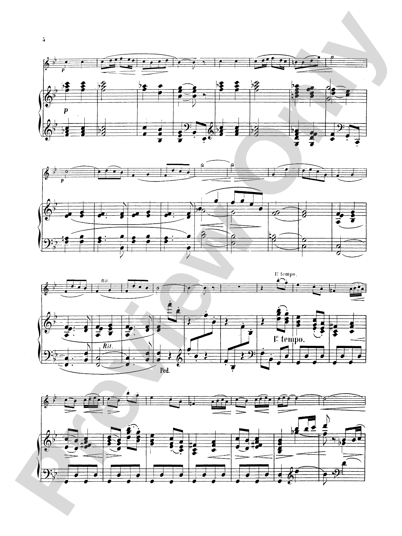 Pierné: Pièce in G Minor: Oboe Part(s)