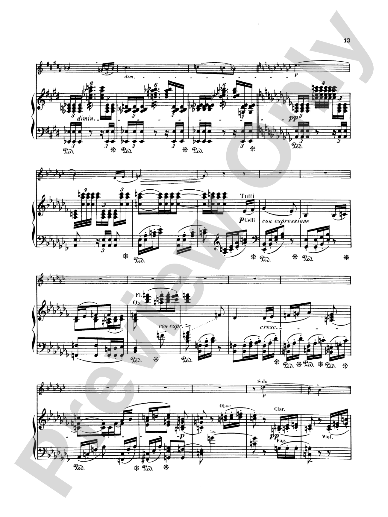Strauss: Concerto No. 1 in E flat Major, Op. 11: French Horn Part(s)