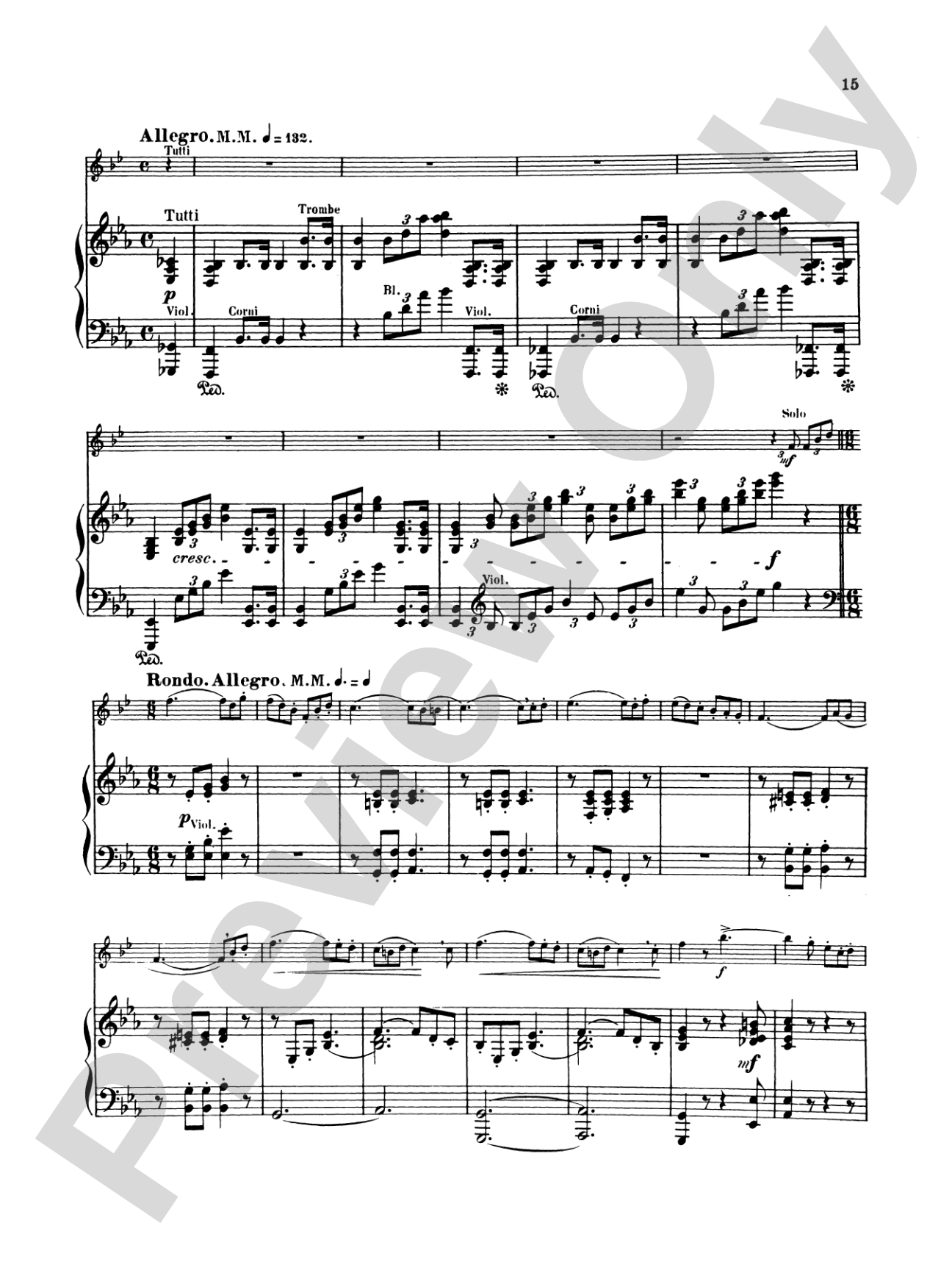 Strauss: Concerto No. 1 in E flat Major, Op. 11: French Horn Part(s)