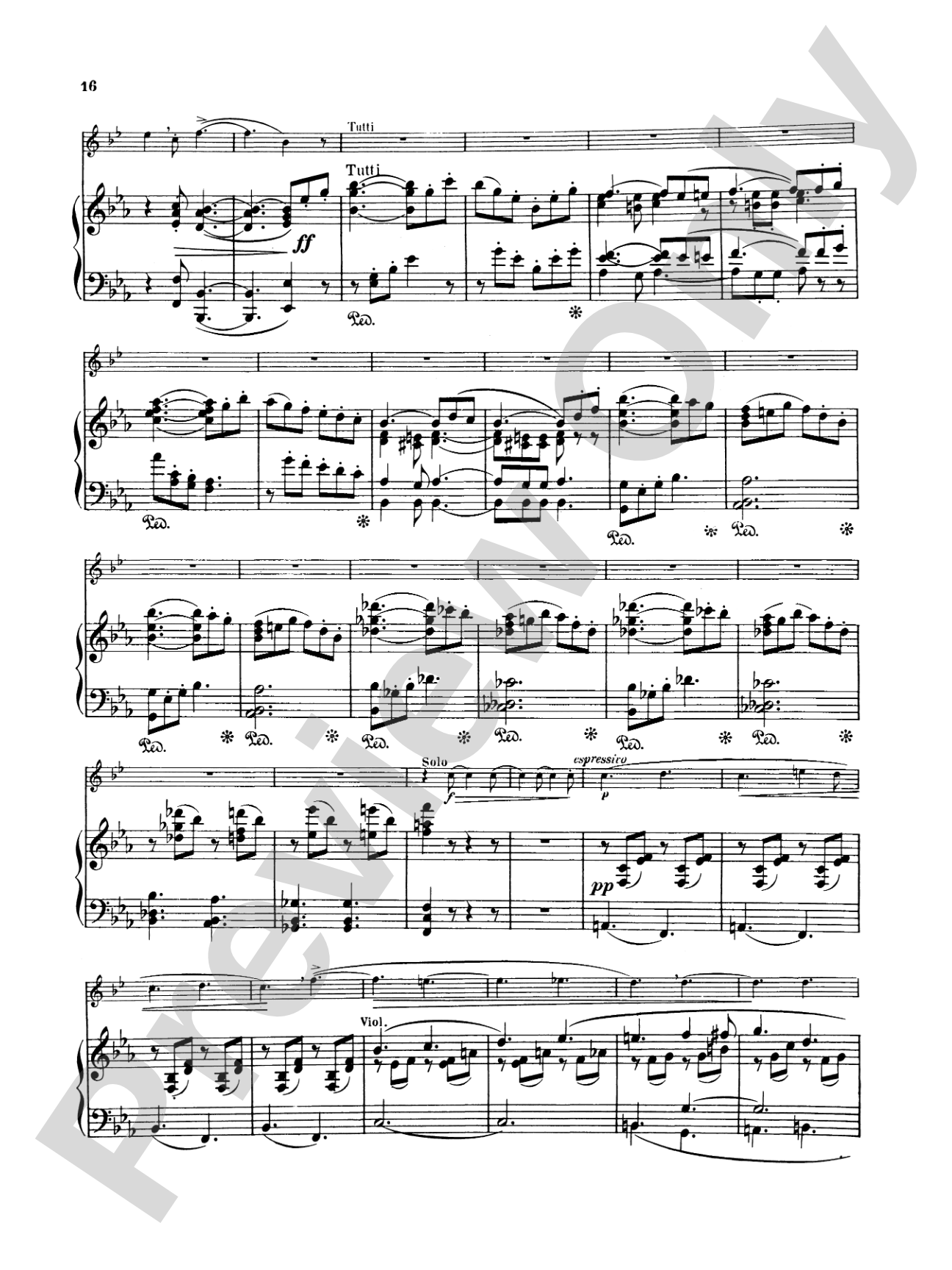 Strauss: Concerto No. 1 in E flat Major, Op. 11: French Horn Part(s)