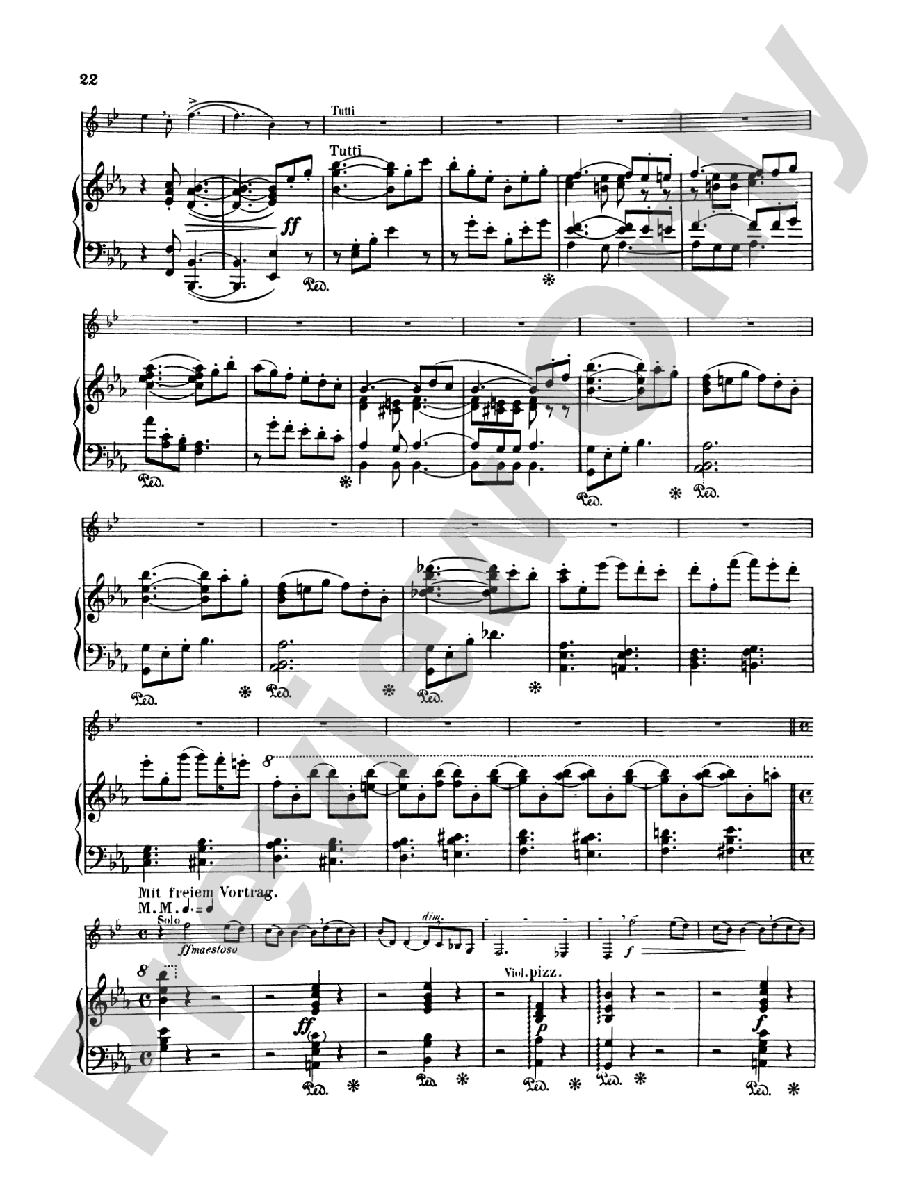 Strauss: Concerto No. 1 in E flat Major, Op. 11: French Horn Part(s)