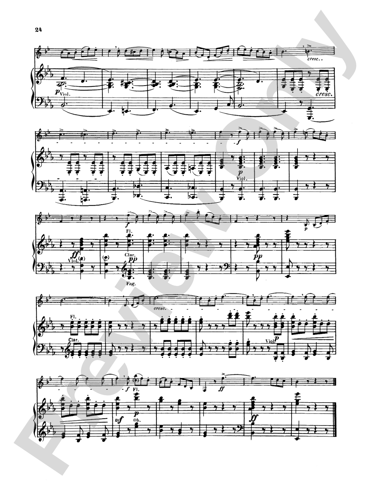 Strauss: Concerto No. 1 in E flat Major, Op. 11: French Horn Part(s)