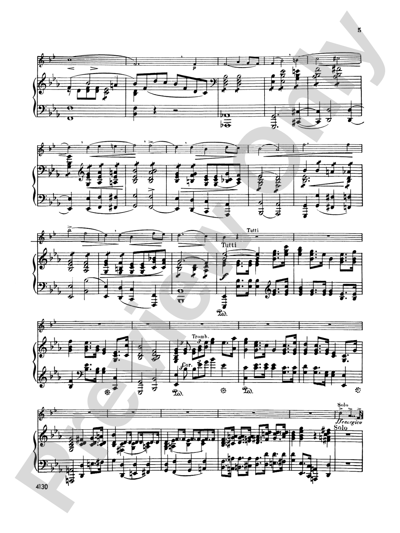 Strauss: Concerto No. 1 in E flat Major, Op. 11: French Horn Part(s)