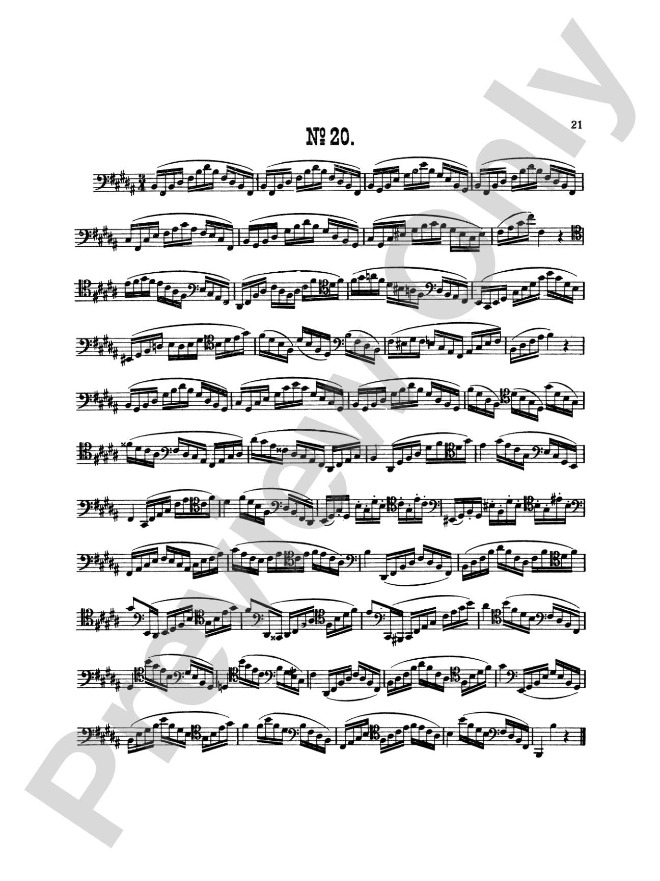 Milde: Twenty-five Studies, Op. 24