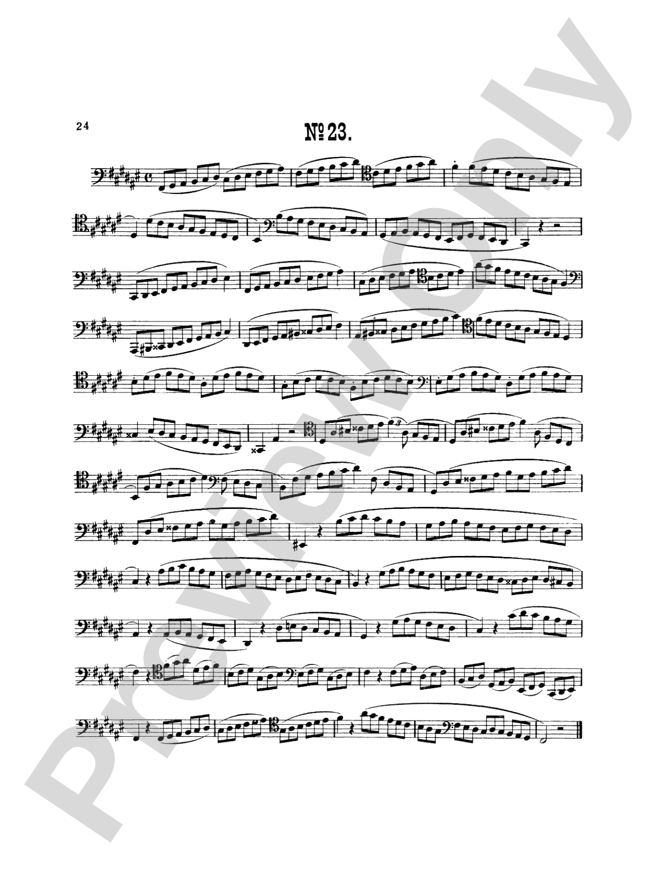 Milde: Twenty-five Studies, Op. 24