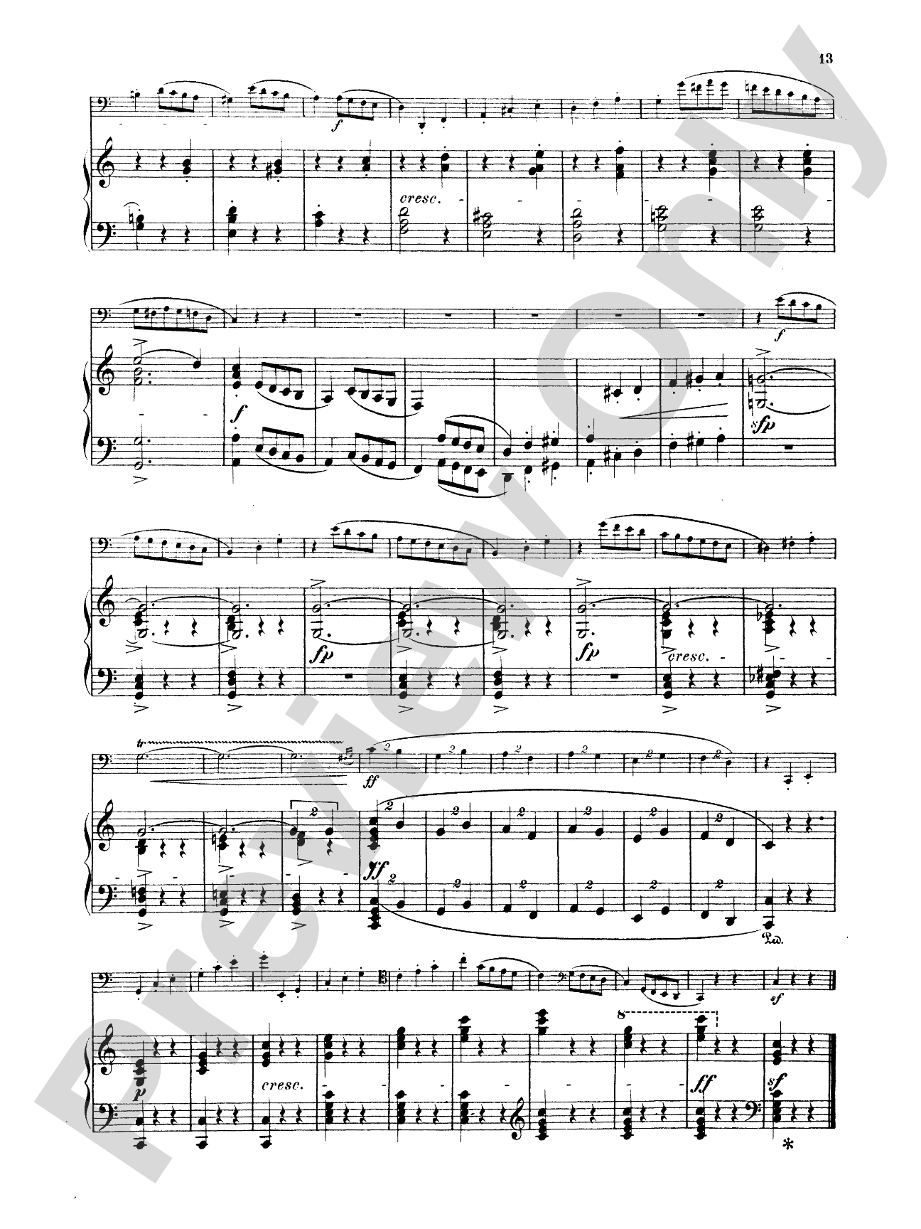 Weissenborn: Capriccio, Op. 14: Bassoon & Piano Part(s)