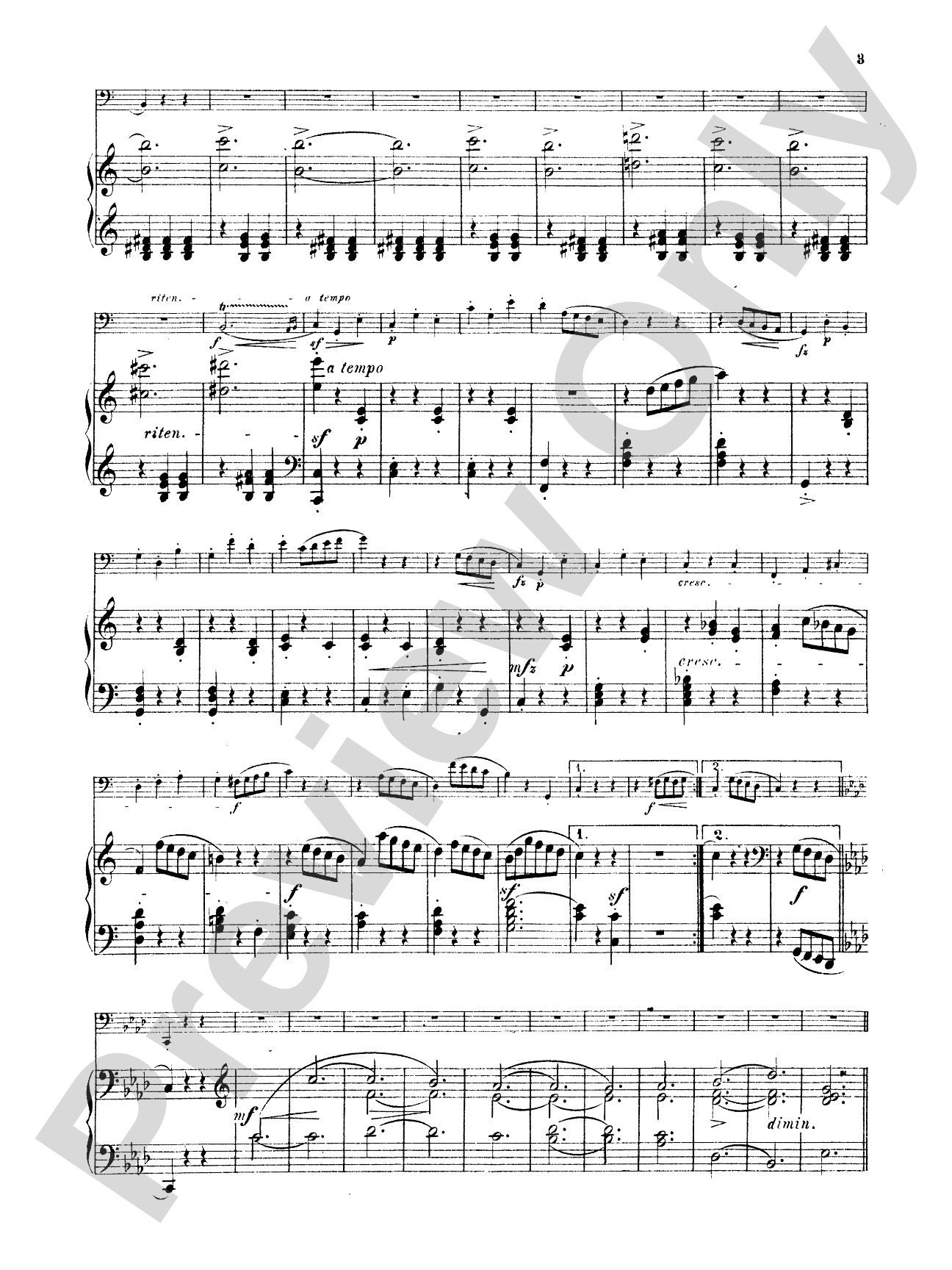 Weissenborn: Capriccio, Op. 14: Bassoon & Piano Part(s)