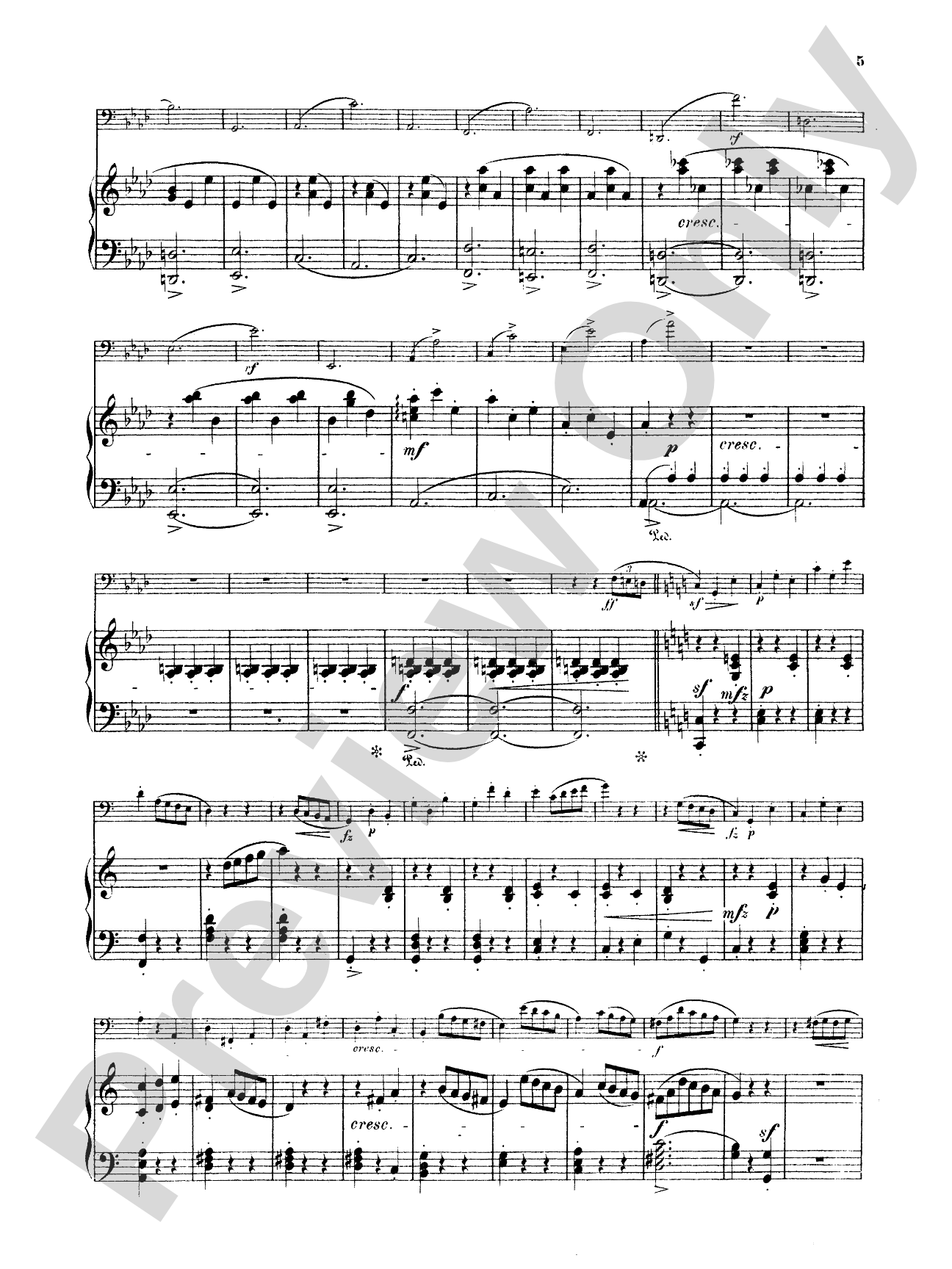 Weissenborn: Capriccio, Op. 14: Bassoon & Piano Part(s)