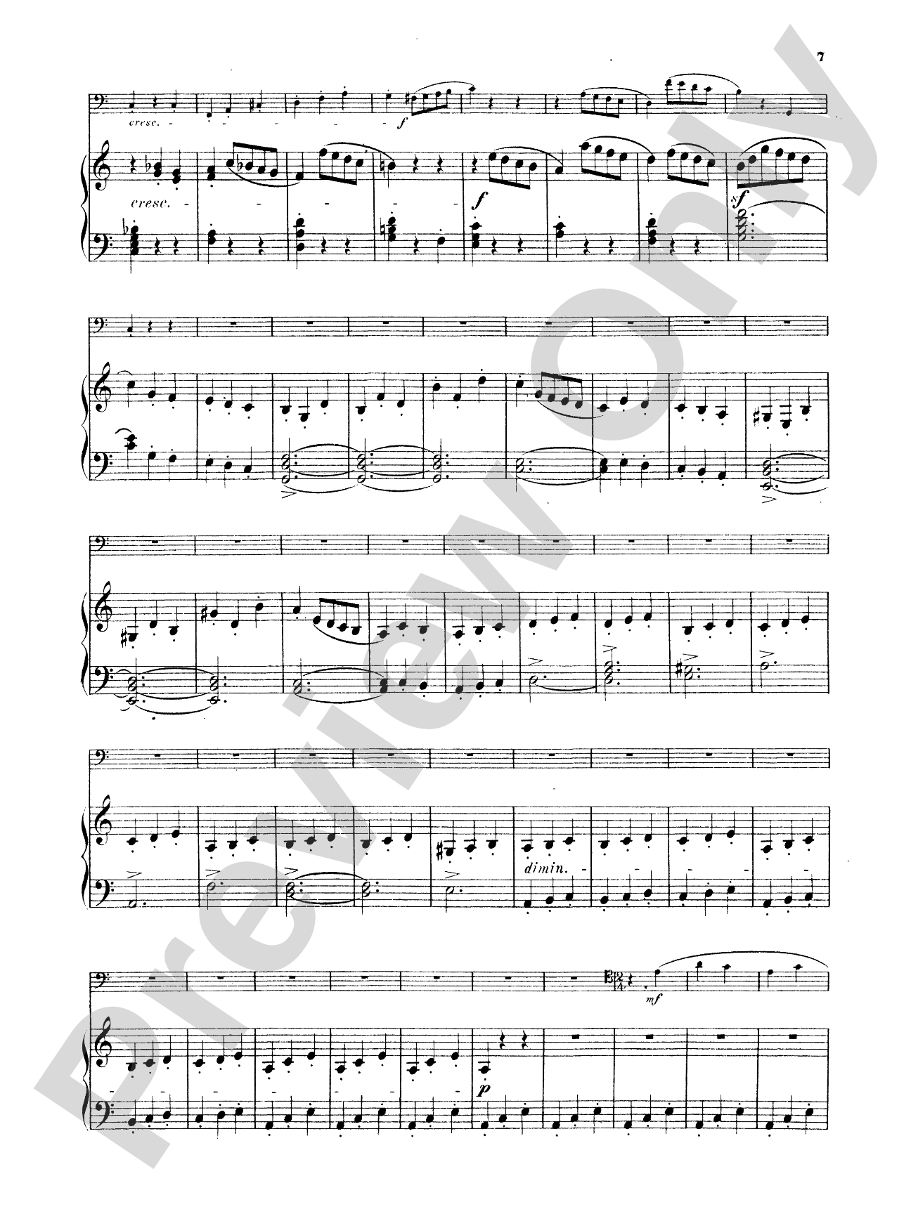 Weissenborn: Capriccio, Op. 14: Bassoon & Piano Part(s)