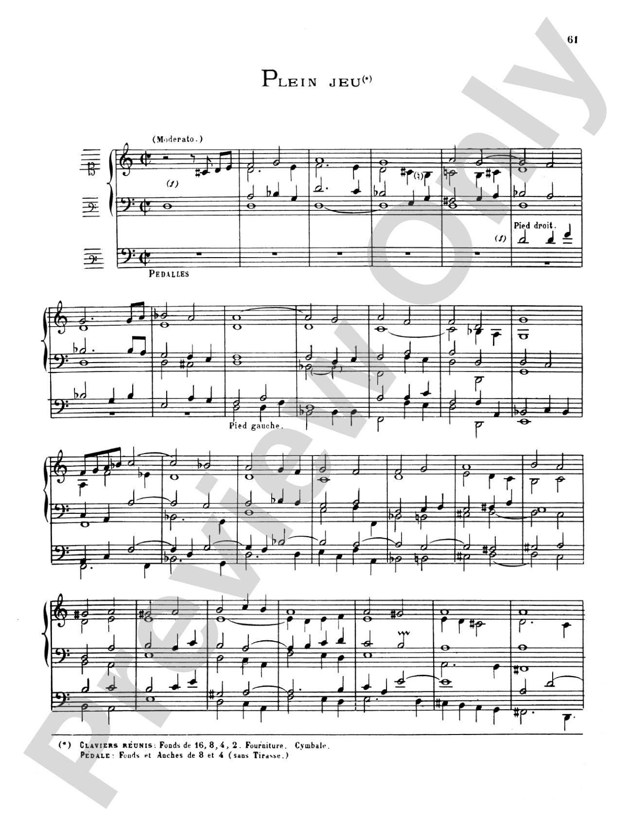 Marchand: Selected Organ Compositions: Organ Book