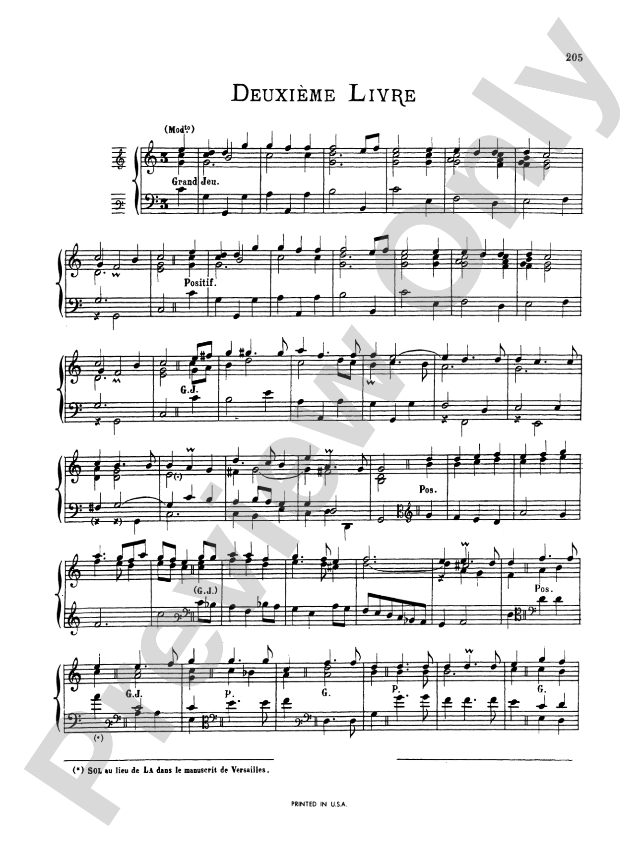 Marchand: Organ Compositions: Organ Book