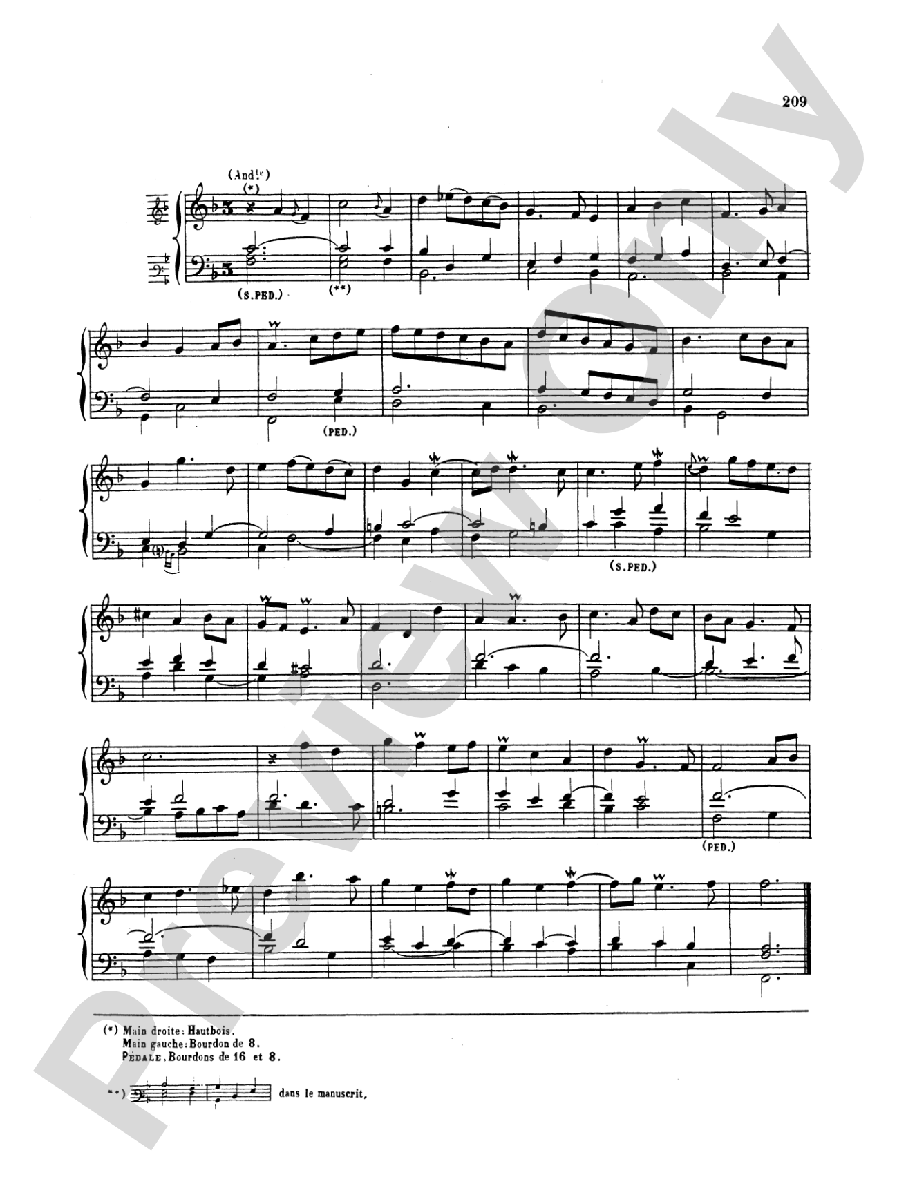 Marchand: Organ Compositions: Organ Book