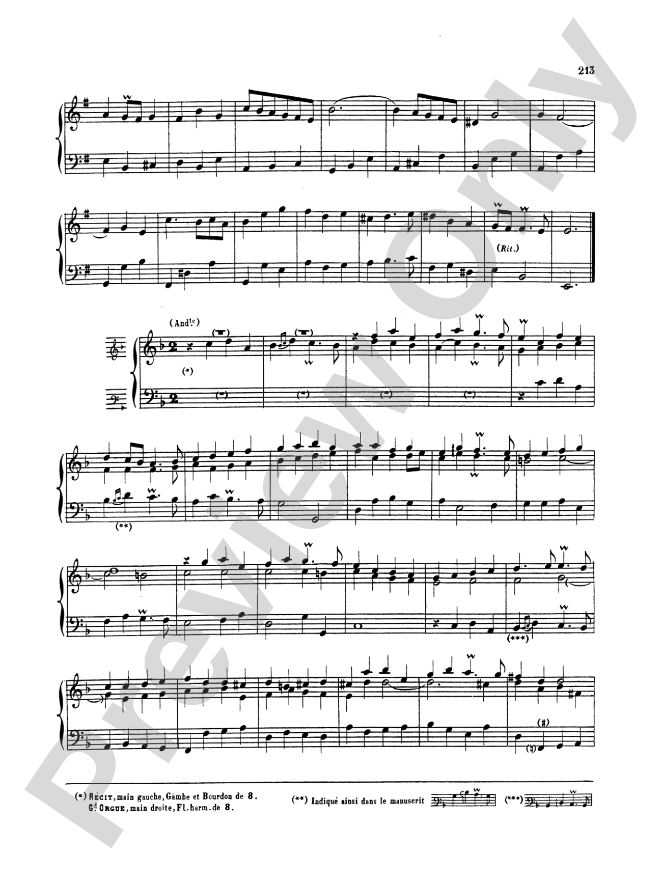 Marchand: Organ Compositions: Organ Book