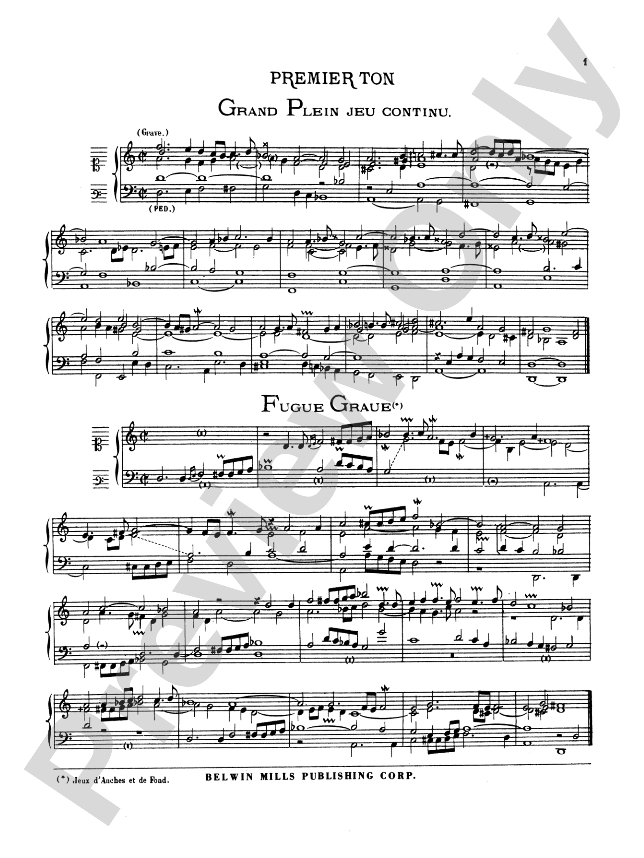 Boyvin: Organ Works, Volume I: Organ Book