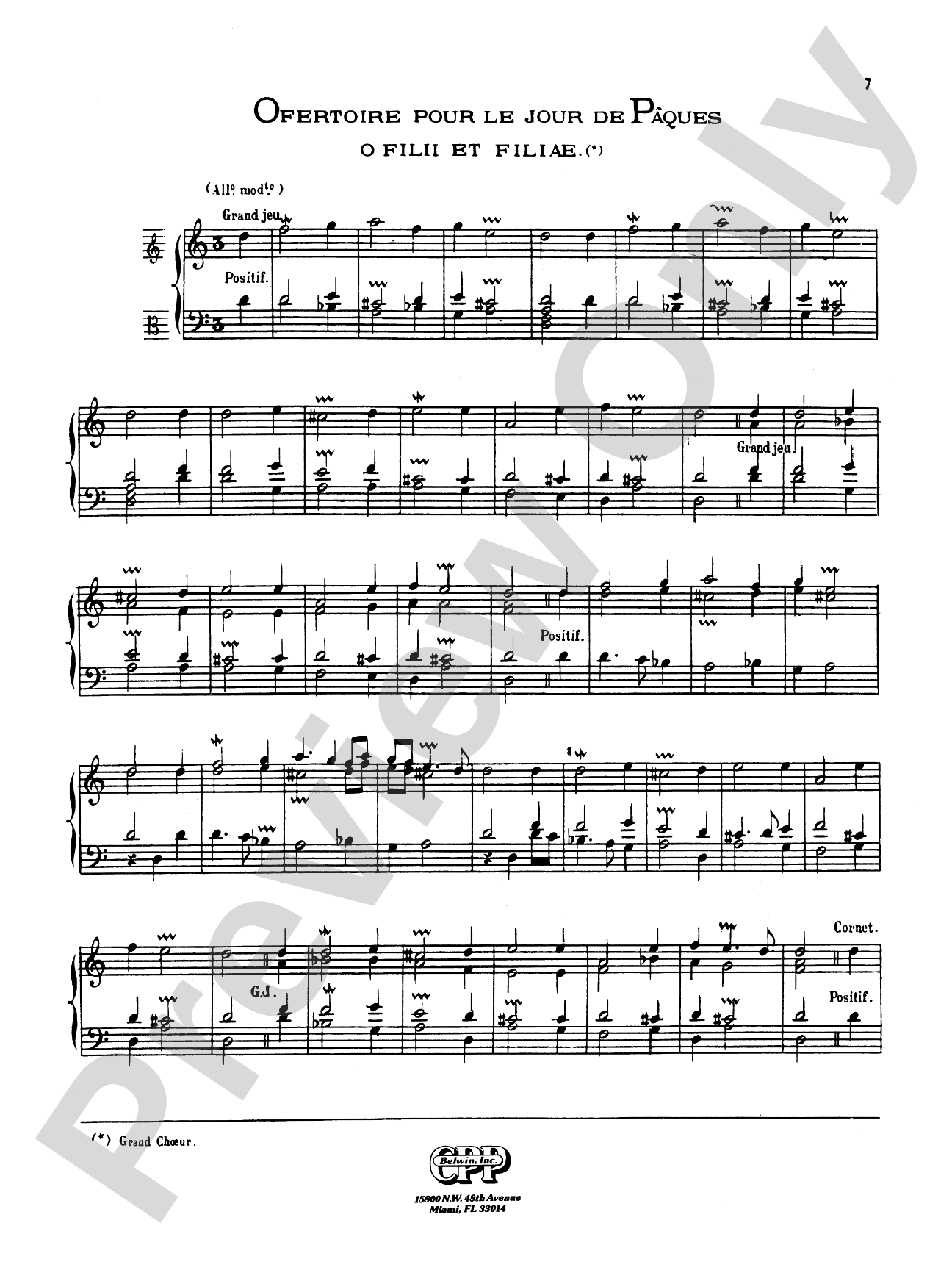 Dandrieu: First Organ Book: Organ Book