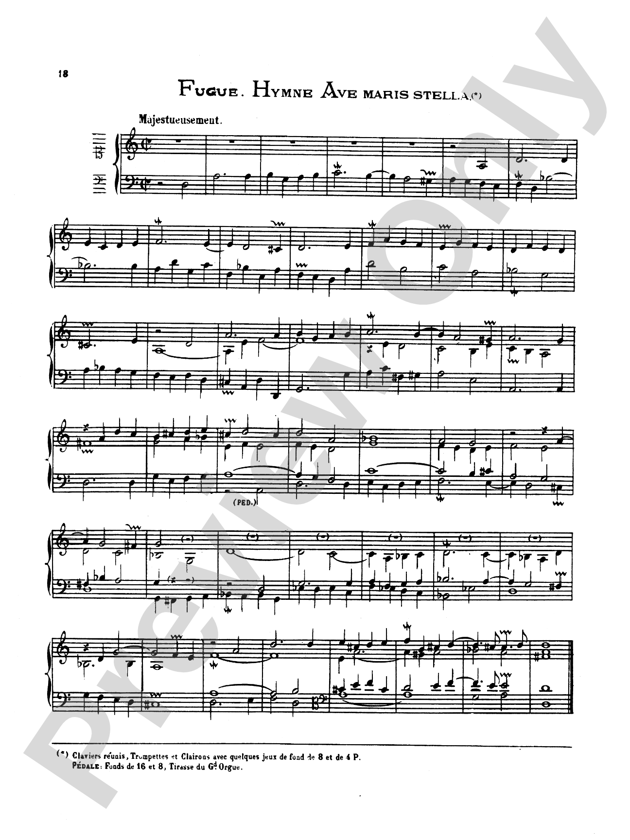 Dandrieu: First Organ Book: Organ Book