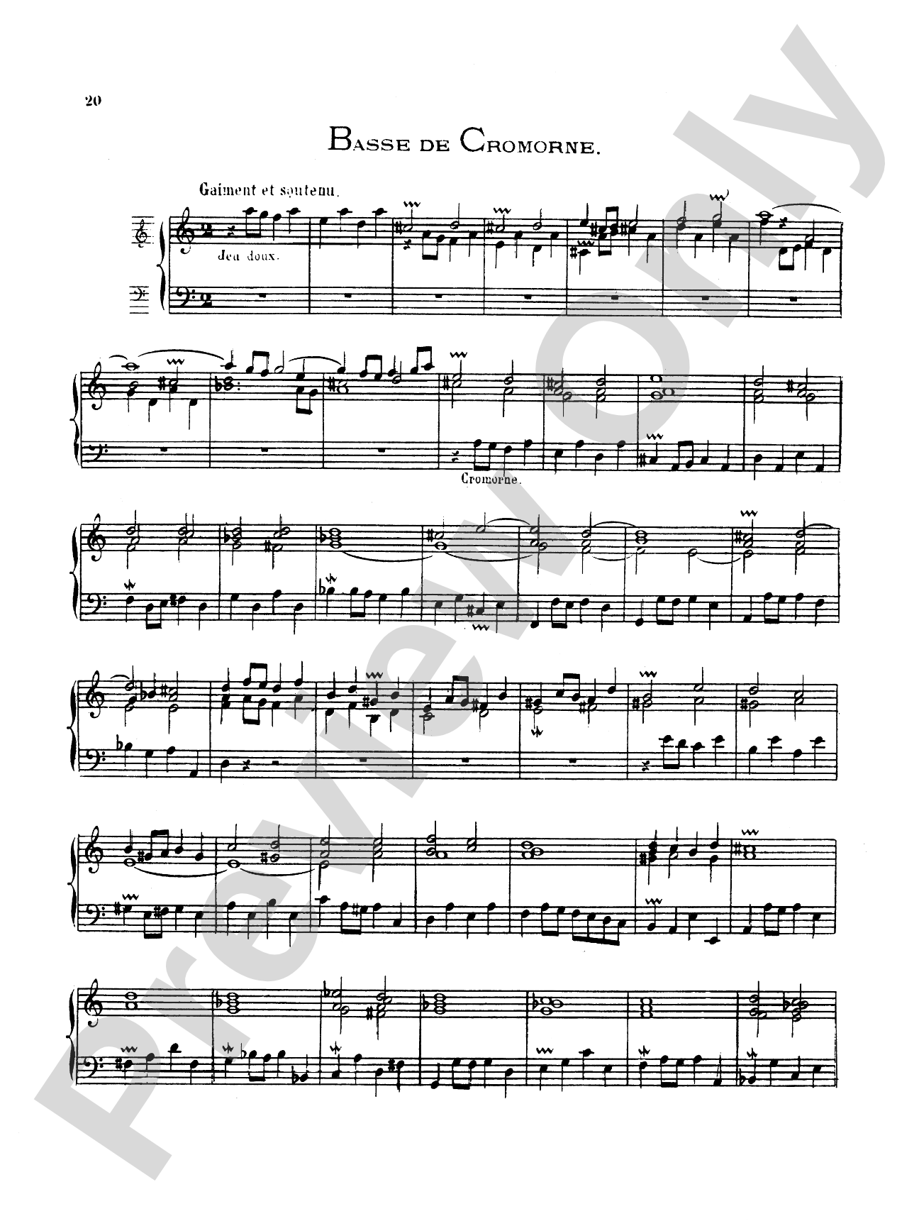 Dandrieu: First Organ Book: Organ Book