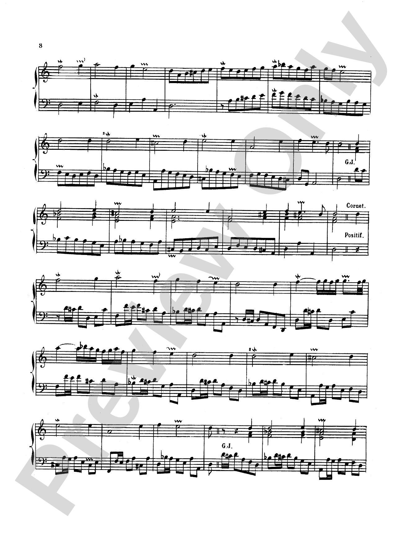 Dandrieu: First Organ Book: Organ Book