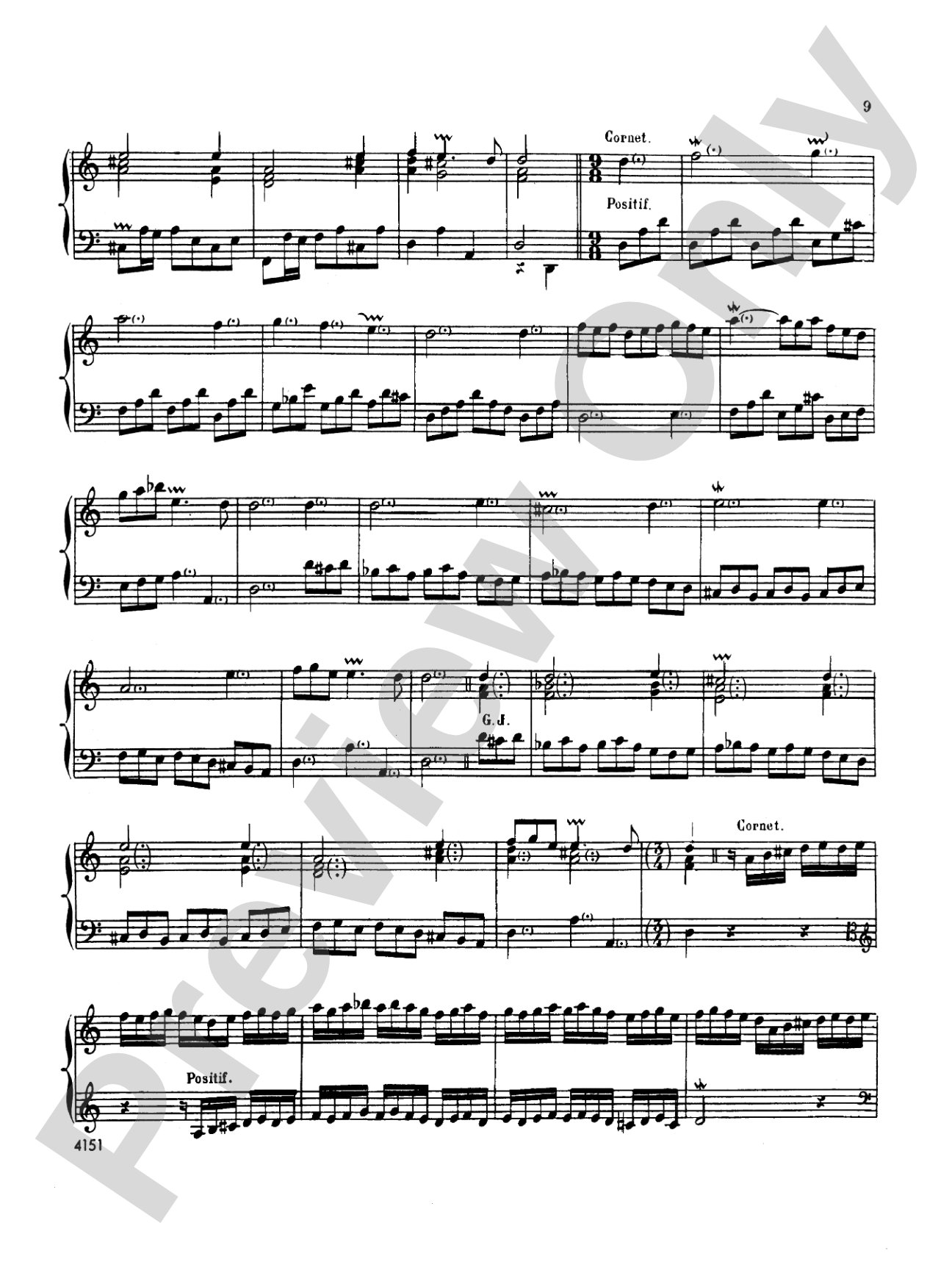 Dandrieu: First Organ Book: Organ Book