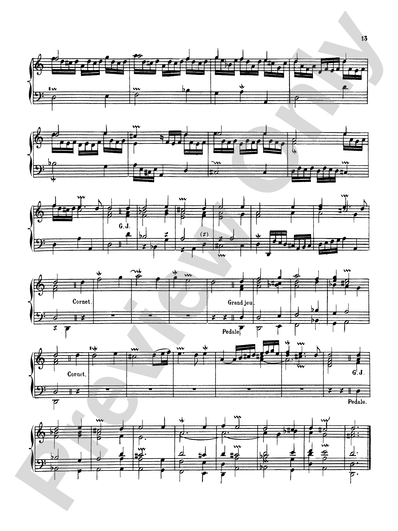 Dandrieu: First Organ Book: Organ Book