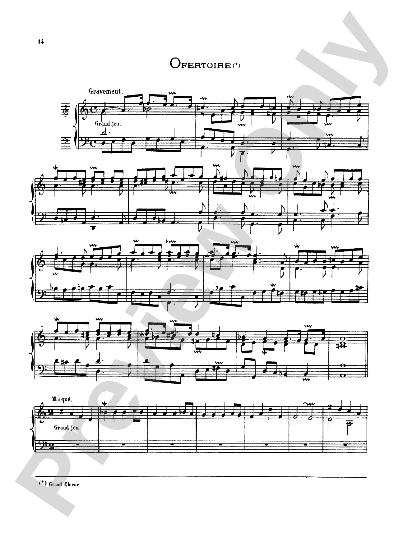 Dandrieu: First Organ Book: Organ Book