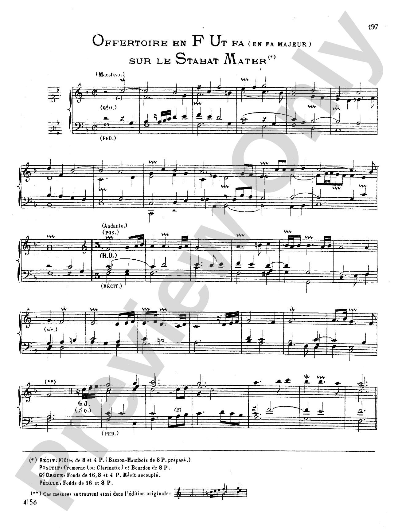 Lebegue: Complete Organ Works, Volume III: Organ Book