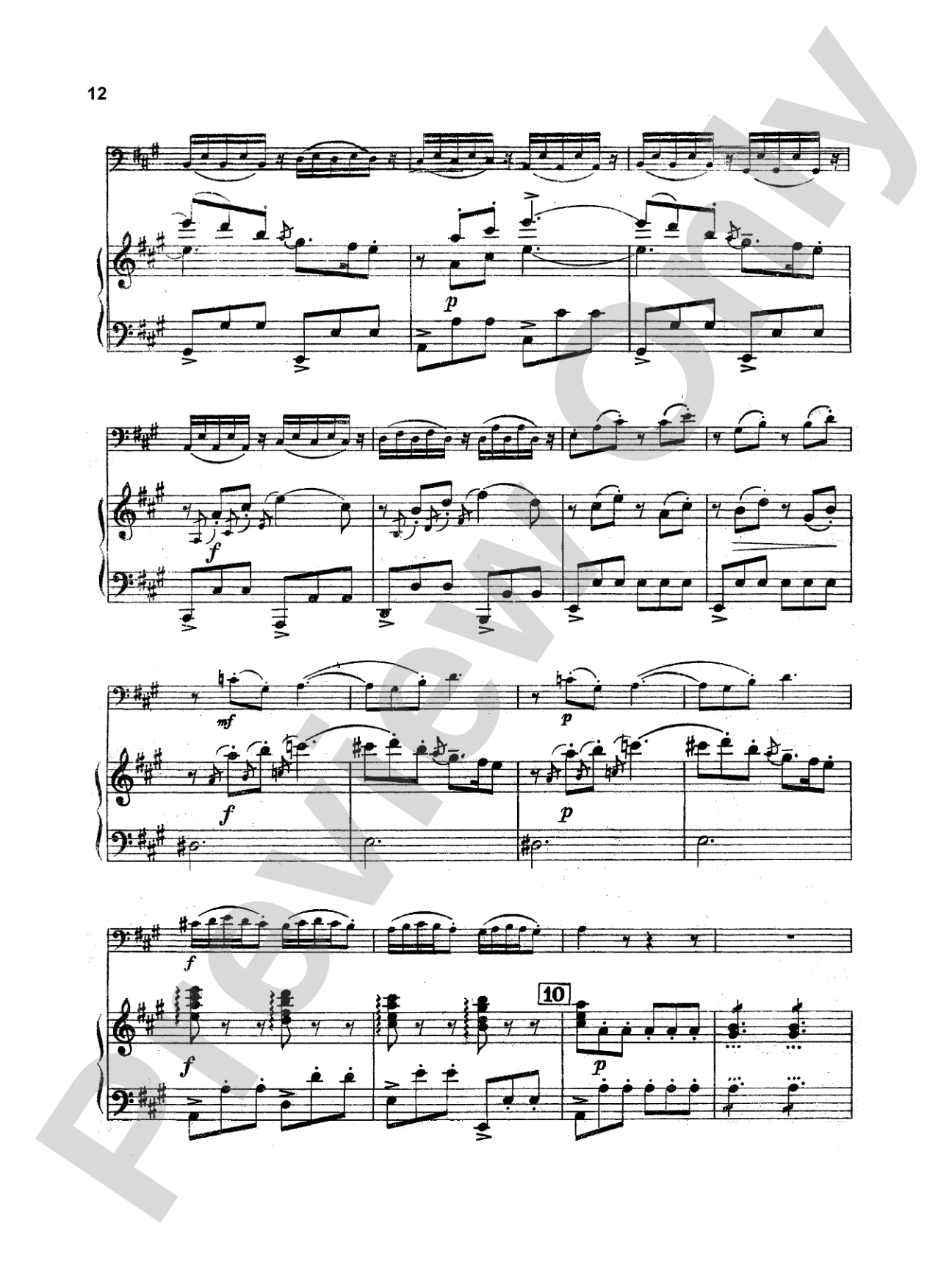 Mozart: Two Sonatas: Bassoon & Piano Part(s)