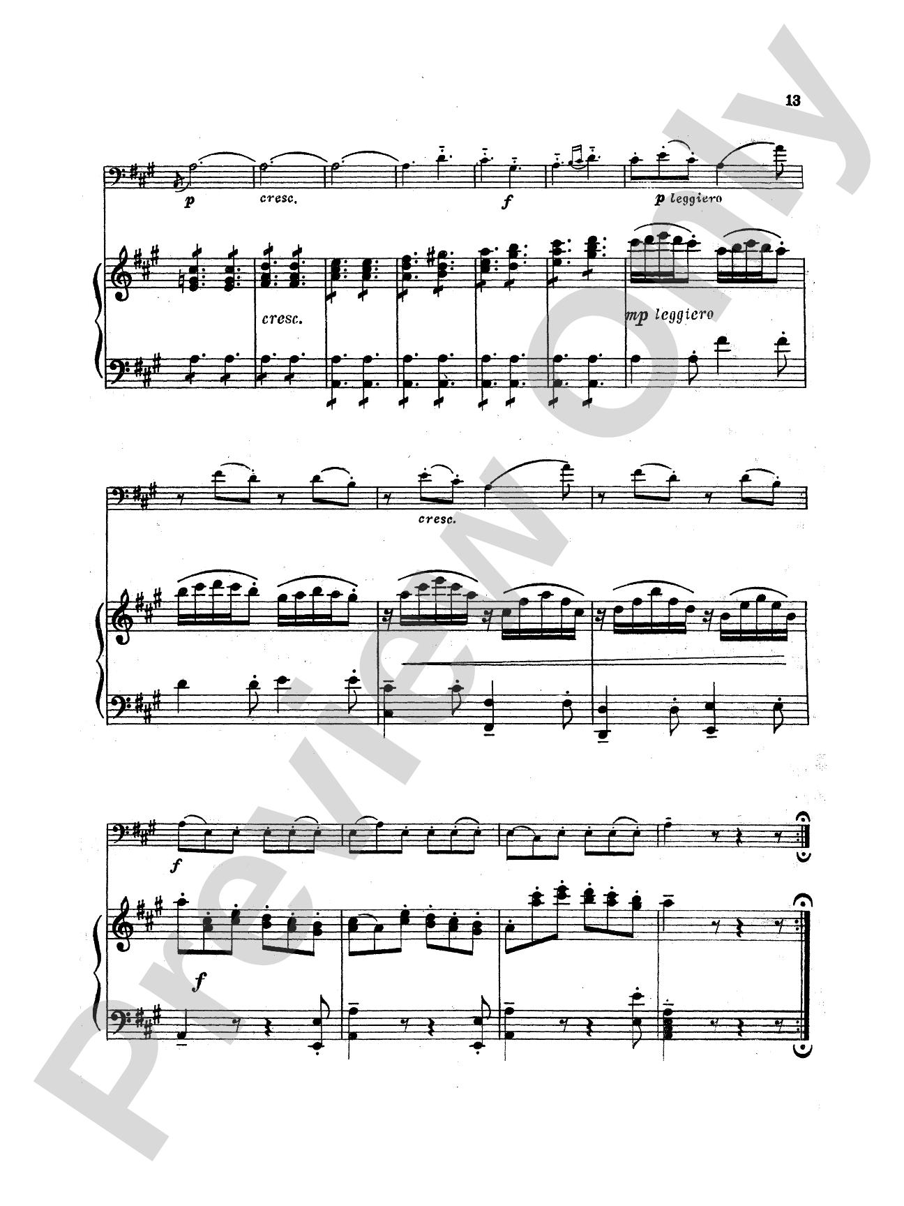 Mozart: Two Sonatas: Bassoon & Piano Part(s)