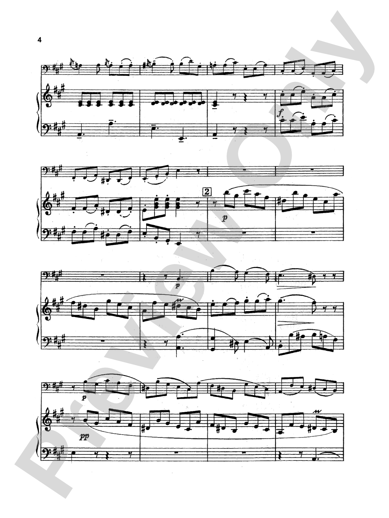 Mozart: Two Sonatas: Bassoon & Piano Part(s)